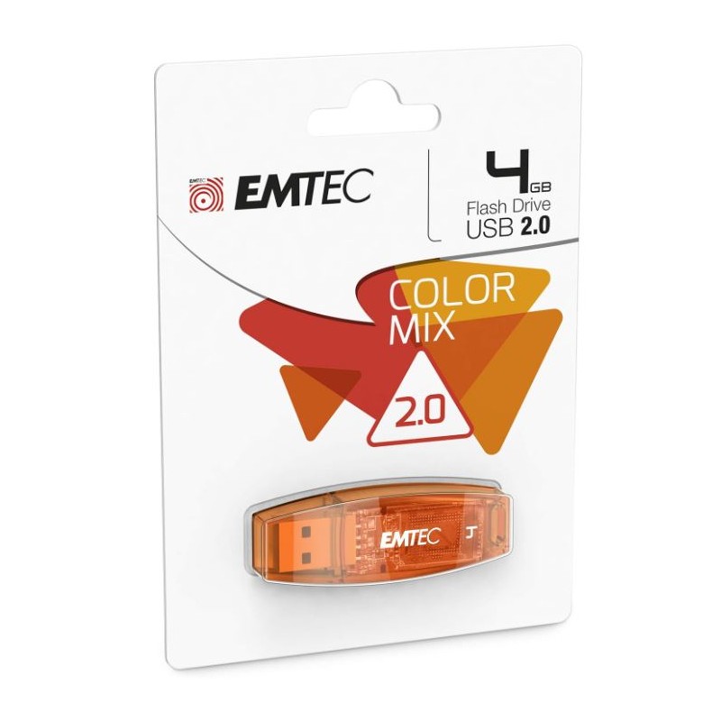 Clé USB Emtec C410 128GB Orange - Neuve garantie 2 ans