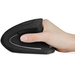 Souris Ergonomique Verticale USB Sans Fil 2.4G avec 3 Niveaux DPI ajustables 800 / 1200 / 1600