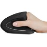 Souris Ergonomique Verticale USB Sans Fil 2.4G avec 3 Niveaux DPI ajustables 800 / 1200 / 1600