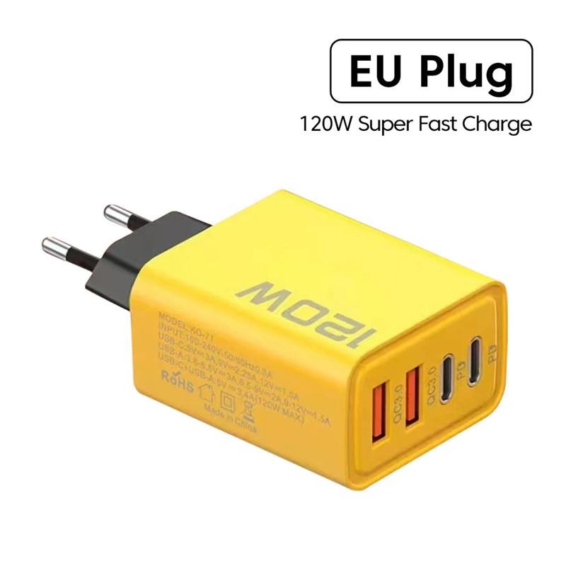 Adaptateur secteur chargeur 4 USB - 120 Watts