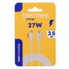 Câble Type-C vers Lightning 2,5M – Charge Rapide 27W