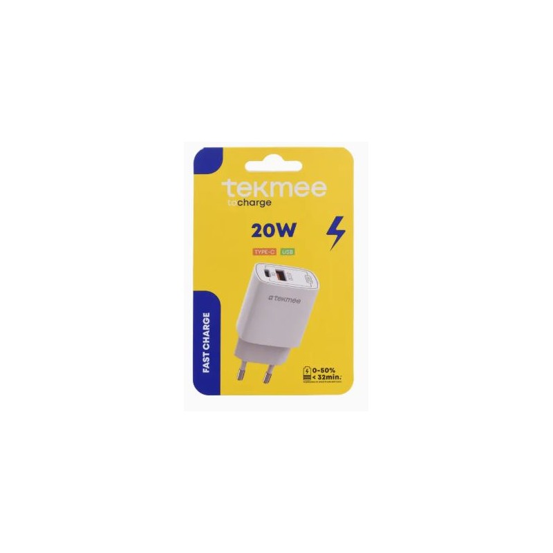 chargeur 2 usb, usb c, 20 watts