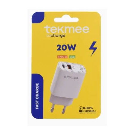 chargeur 2 usb, usb c, 20 watts