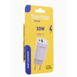 Adaptateur secteur 20watts Type C + USB (2 ports)